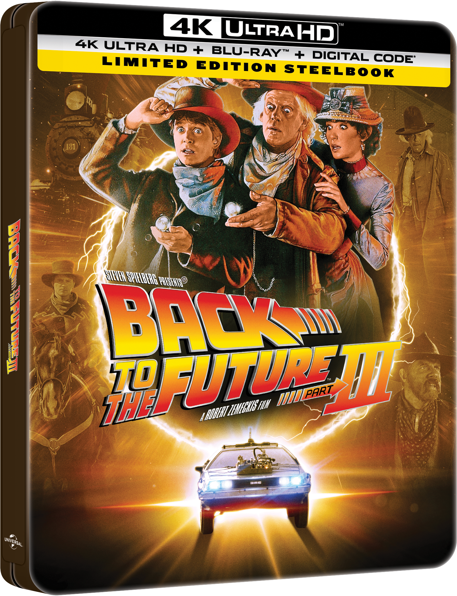 Back to the Future Part III Limited Edition Steelbook – Back Back to the Future Part III Limited Edition Steelbook – Back