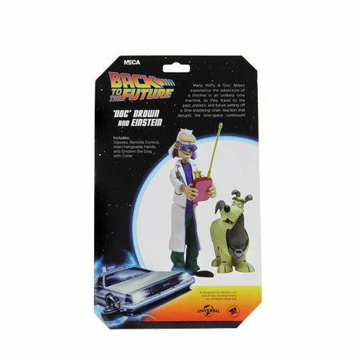 NECA Back to the Future - The Animated Series 6" Scale Action Figure - Toony Classics Doc Brown Action Figure NECA