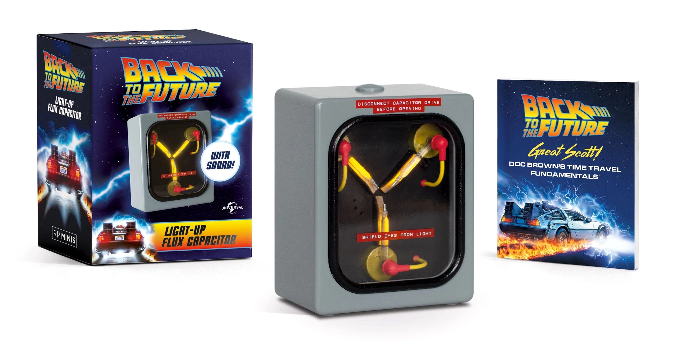 flux capacitor cigarette lighter USB Car Charger Deluxe Collectible Flux Capacitor (with USB-C Charging)