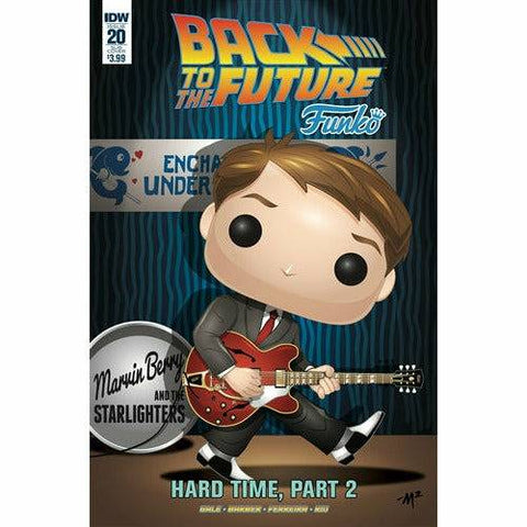 Back to the Future #20: Hard Time, Part 2 Comic [Funko Art Subscription Cover] Comic Book IDW Publishing
