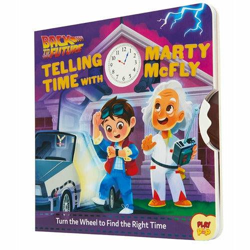 Back to the Future: Telling Time With Marty McFly children's board book Hardcover Book Insight Editions