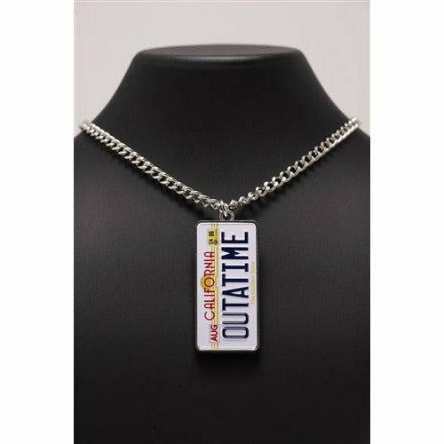 Back to the Future OUTATIME License Plate Limited Edition Pendant Necklace Necklace Fanattik