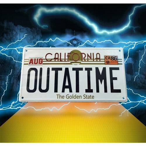 Back to the Future OUTATIME Tin Sign Prop Replica Fanattik