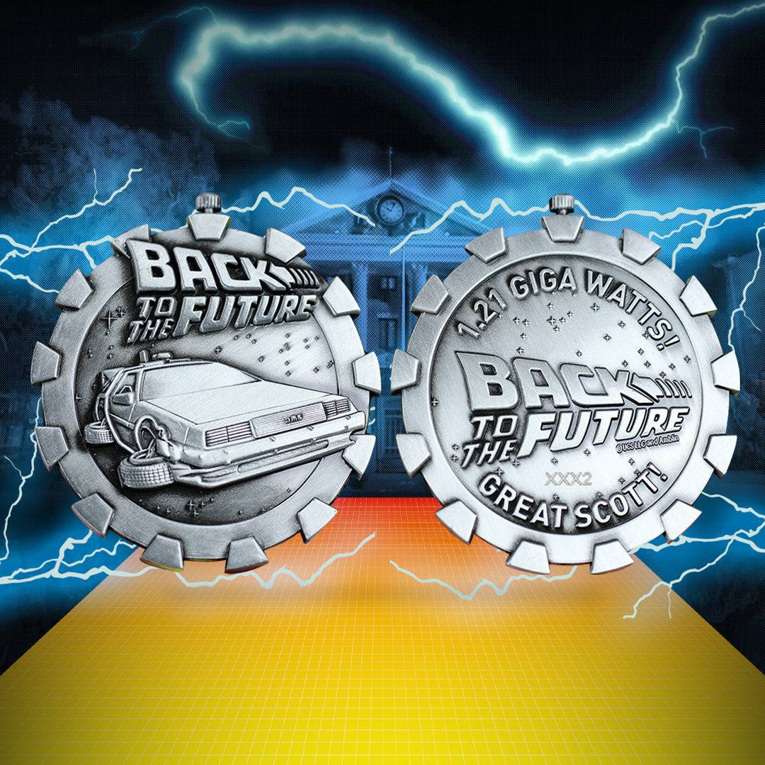 Back to the Future Limited Edition Stopwatch Medallion Commemorative Medallion Fanattik