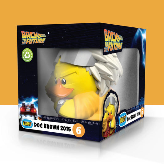 Back to the Future Part II Doc Brown 2015 TUBBZ Cosplaying Duck (Boxed Edition) Vinyl Toy Numskull