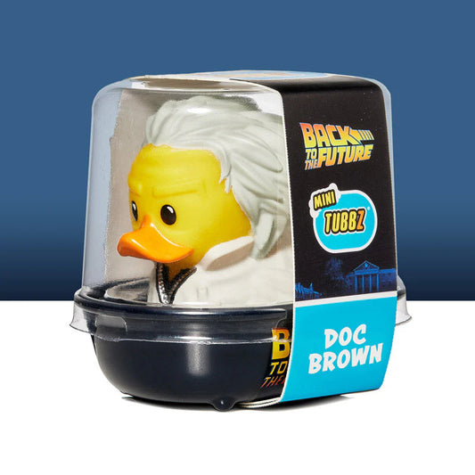 Back to the Future Doc Brown Mini TUBBZ Cosplaying Duck Vinyl Toy Numskull