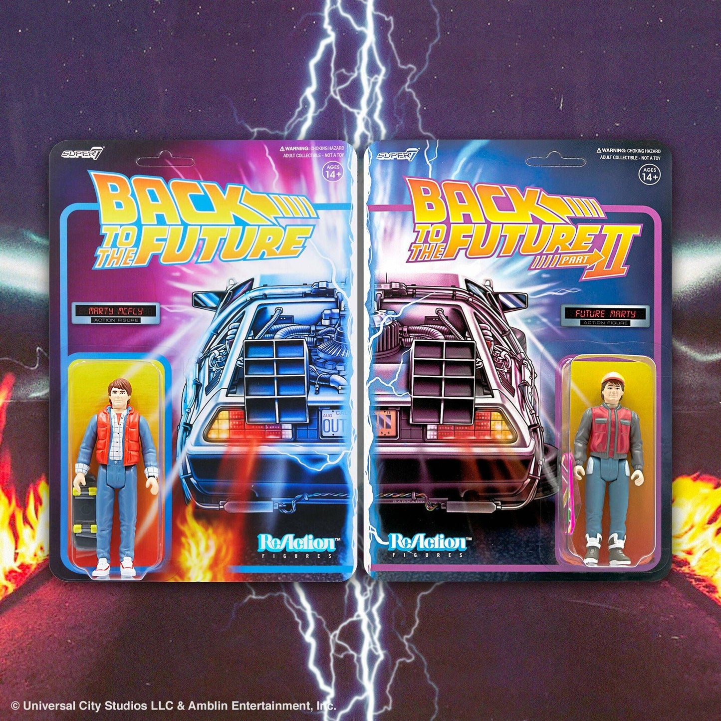 ReAction Back to the Future Part II Future Marty 3¾-inch Retro Action Figure Action Figure Super7
