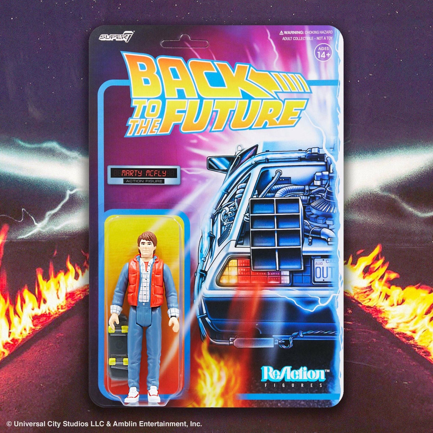 ReAction Back to the Future 1985 Marty McFly 3¾-inch Retro Action Figure Action Figure Super7