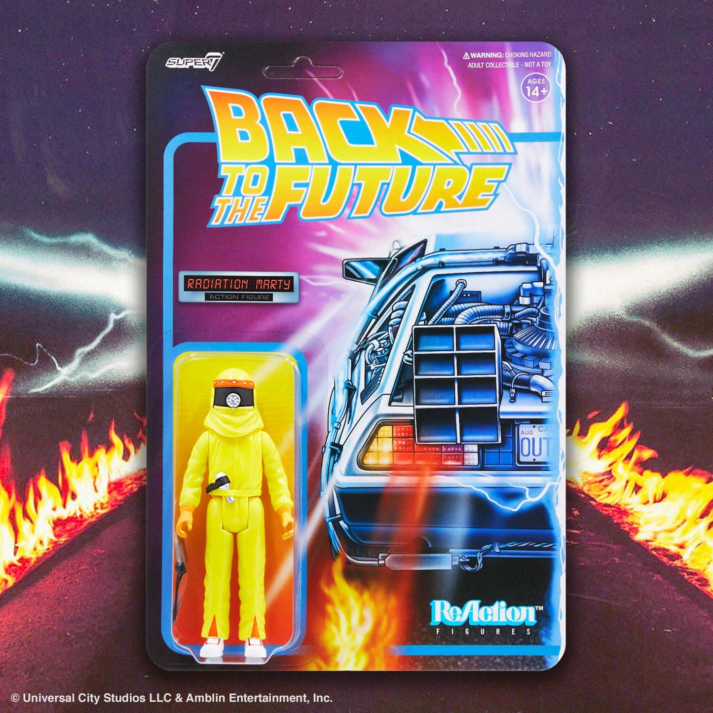 ReAction Back to the Future Radiation Marty 3¾-inch Retro Action Figure Action Figure Super7