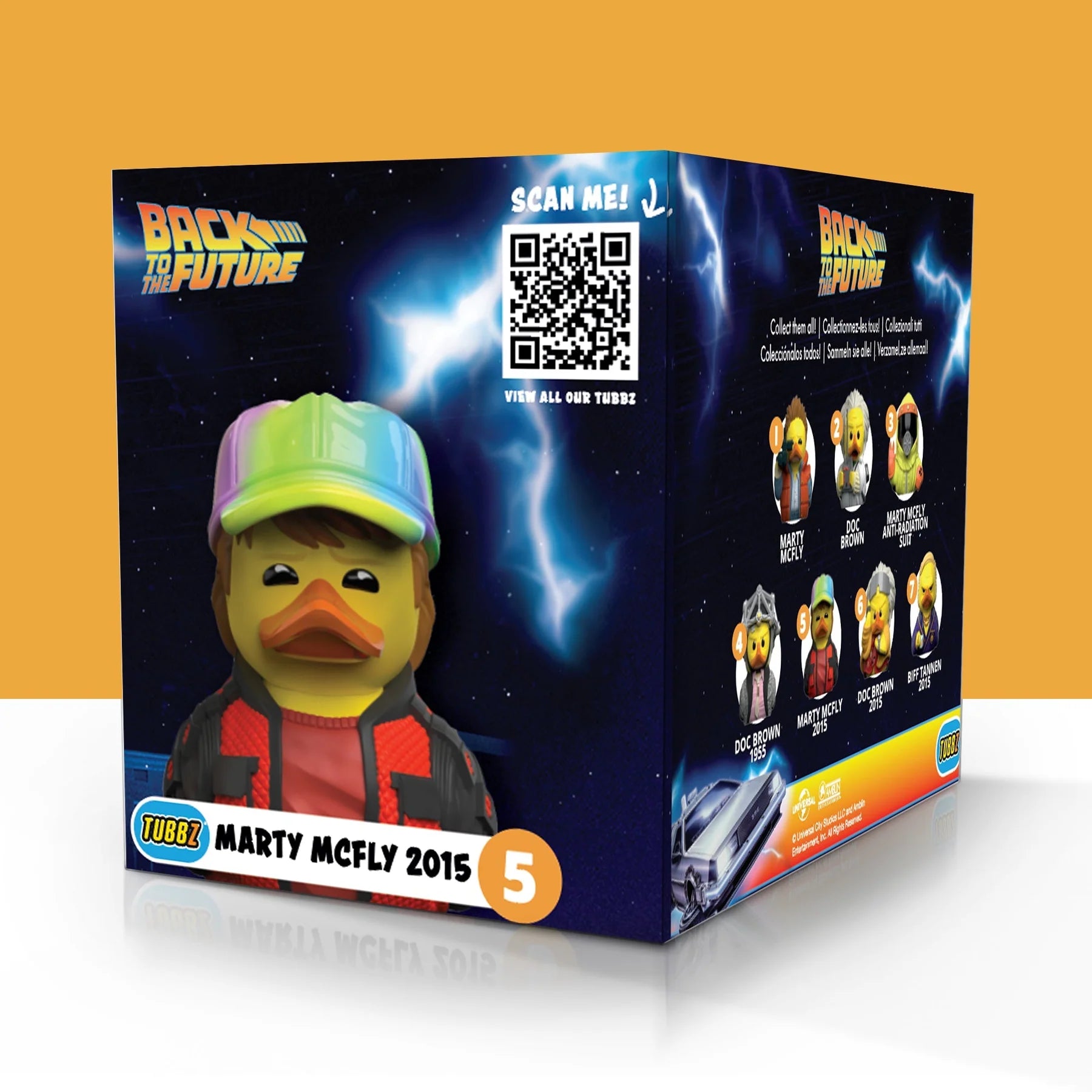 Back to the Future Part II Marty McFly 2015 TUBBZ Cosplaying Duck (Boxed Edition) Vinyl Toy Numskull