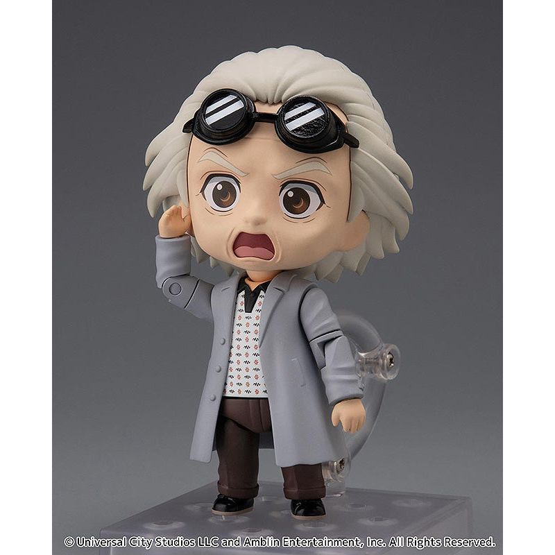 Back to the Future Doc Emmett Brown Nendoroid Action Figure Vinyl Toy 1000Toys
