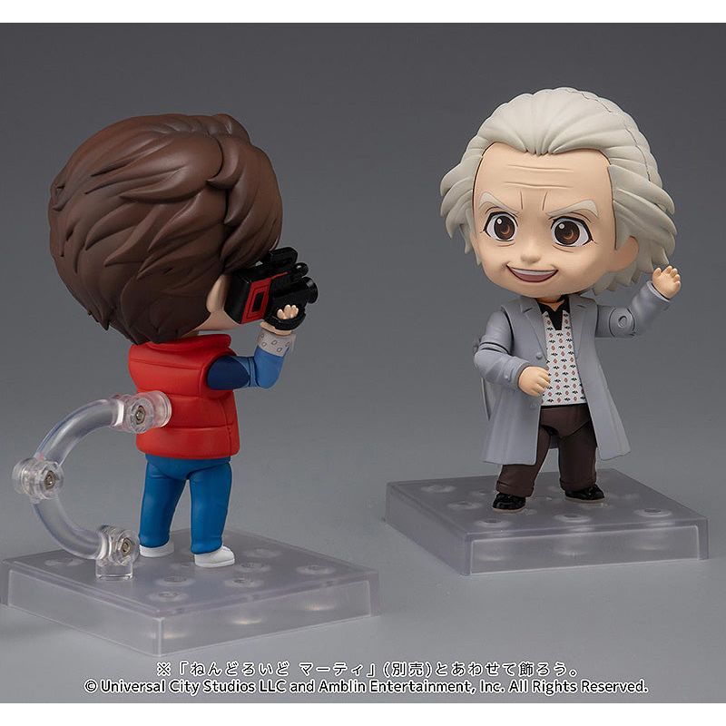 Back to the Future Doc Emmett Brown Nendoroid Action Figure Vinyl Toy 1000Toys