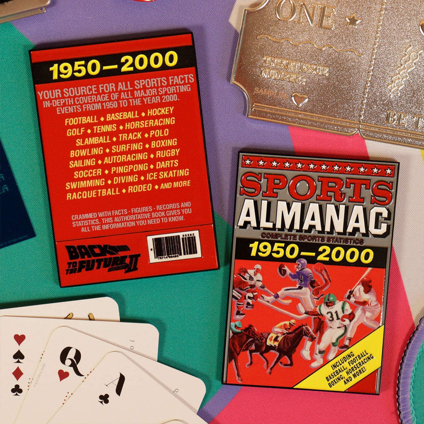 Back to the Future Part II Limited Edition Sports Almanac Ingot Commemorative Ingot Fanattik