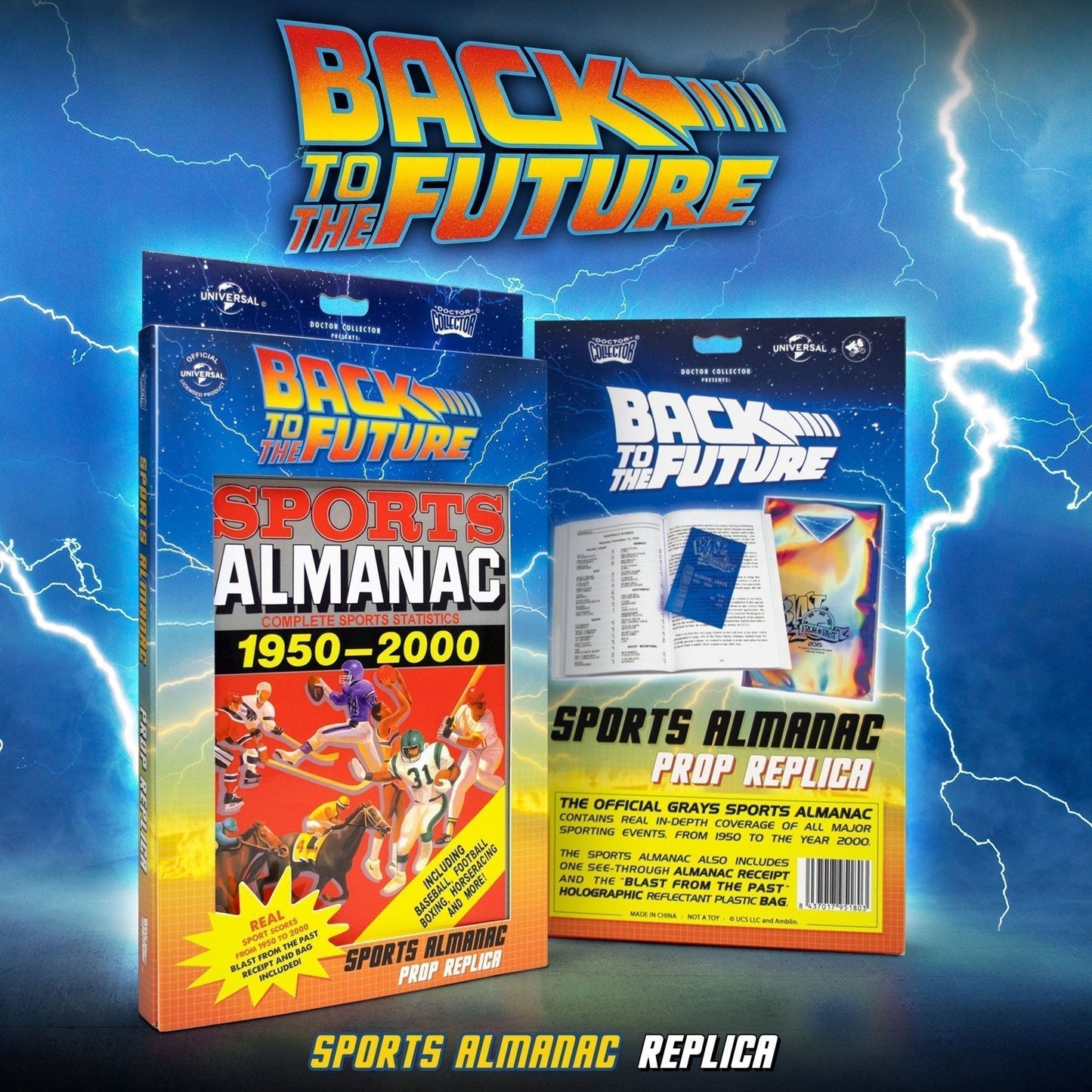 Back to the Future Part II "Grays Sports Almanac" prop replica Prop Replica Doctor Collector