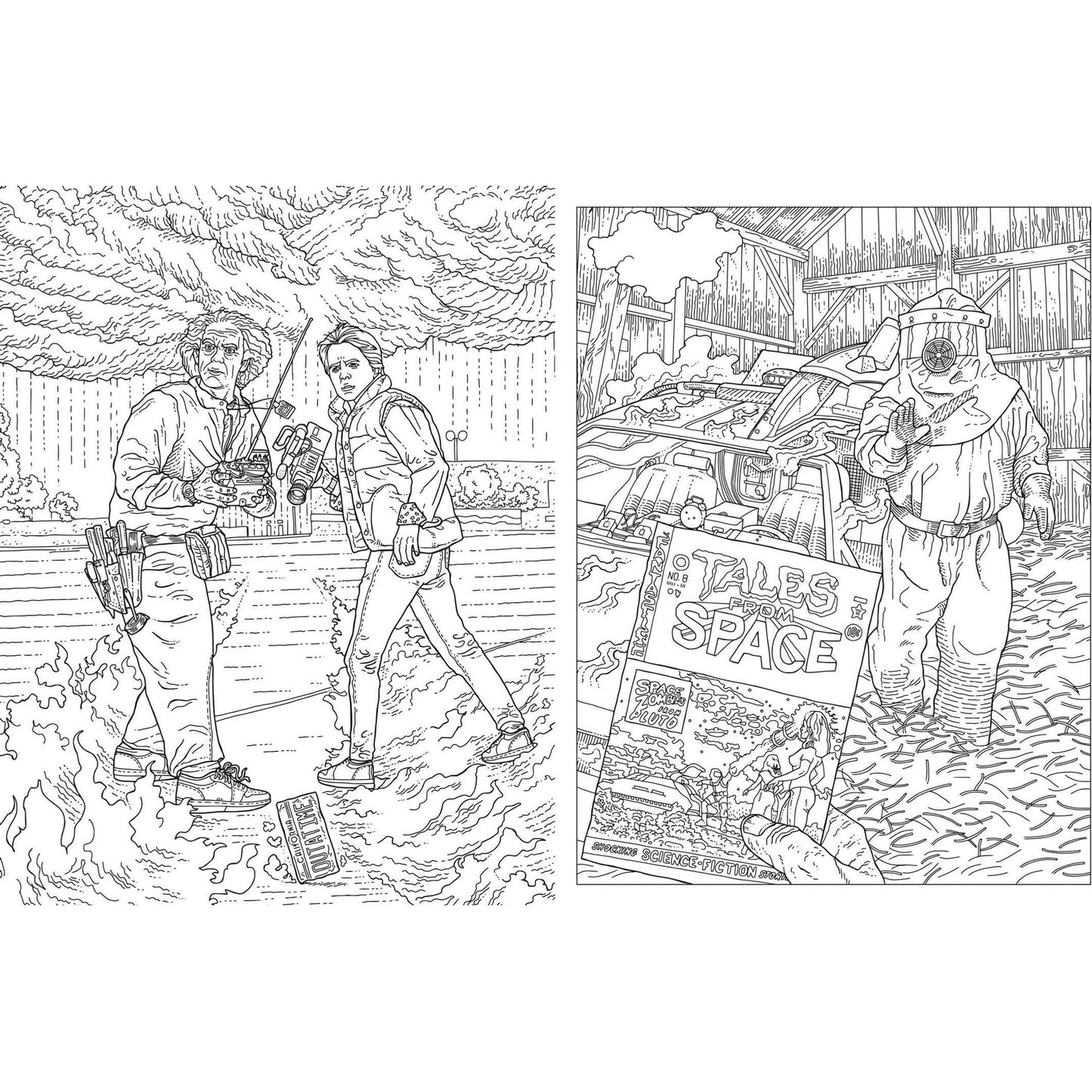 Back to the Future: The Official Coloring Book Coloring Book Insight Editions