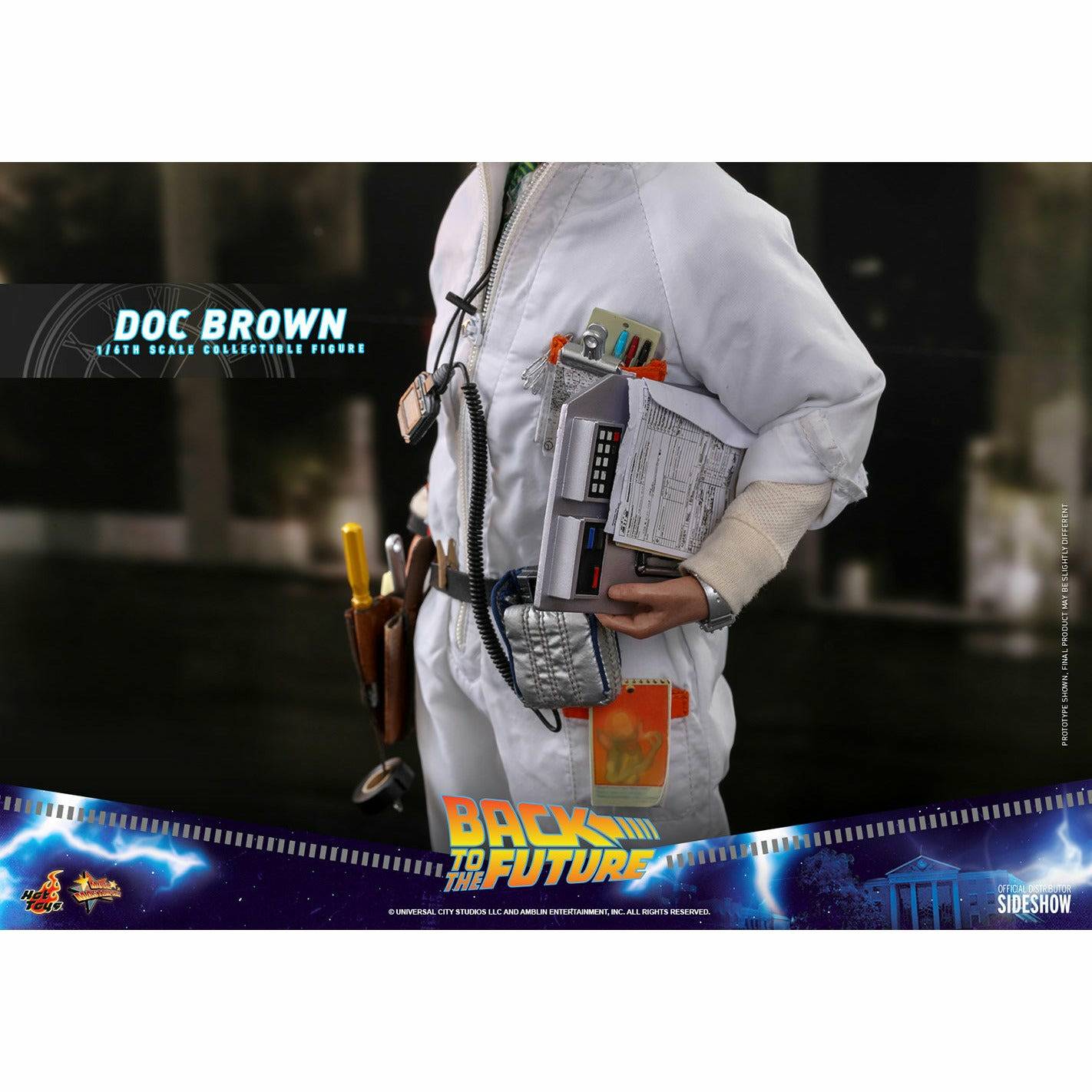 Hot Toys Back to the Future Doc Brown (Standard Version) 1:6 Scale Collectible Figure Action Figure Hot Toys
