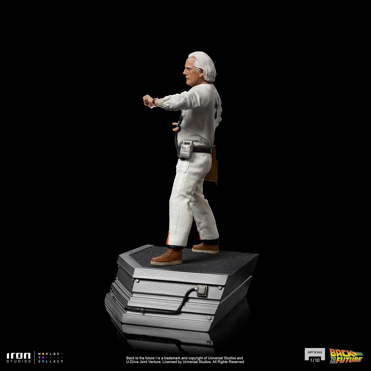 Iron Studios Back to the Future Doc Brown 1:10 Scale Statue [PRE-ORDER: Expected Availability May - Jun 2024!] Statue Iron Studios