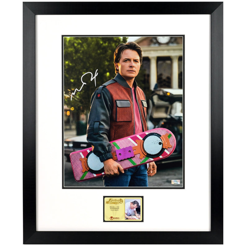 PREMIUM | Michael J. Fox Autographed Back to the Future II Marty McFly 11x14 Photo
