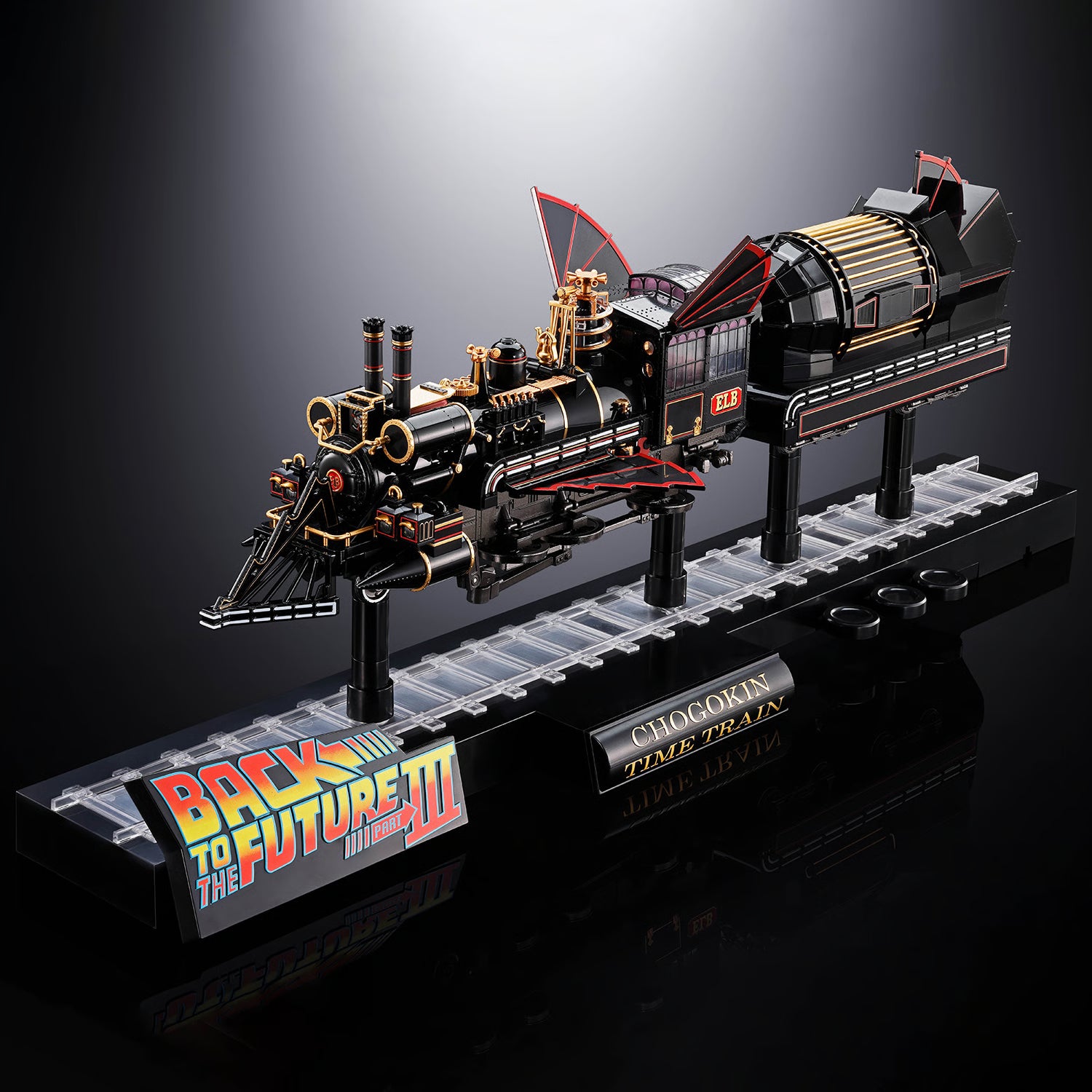 Back to the Future Part III 1:48 scale Chogokin Time Train – Back