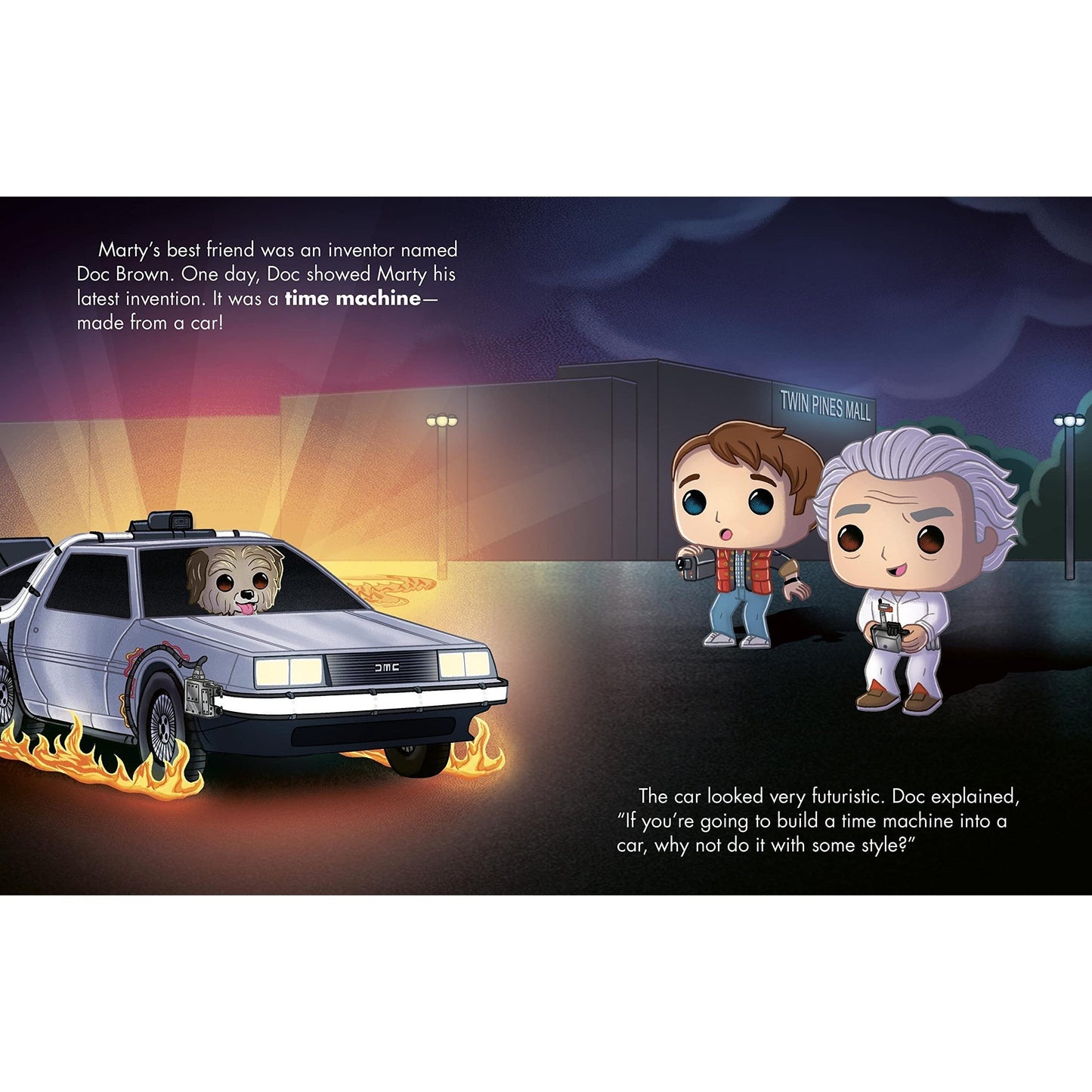 Funko Back to the Future Little Golden Book Hardcover Book Golden Books