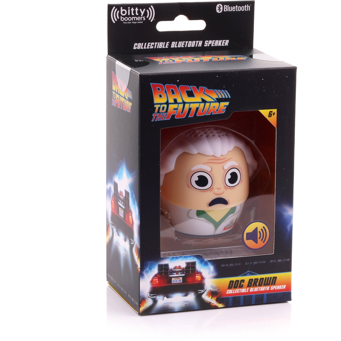 Universal Back to the Future Doc Brown Bitty Boomer Bluetooth Speaker Bluetooth Speaker Bitty Boomers