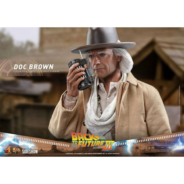 Hot Toys Back to the Future Part III Doc Brown 1:6 Scale Collectible Figure Action Figure Hot Toys