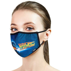 Back to the Future Adult Face Mask Face Mask Odd Sox