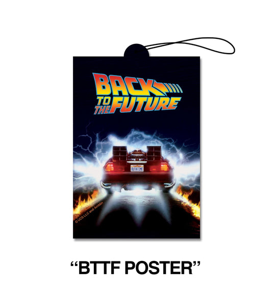 Back to the Future "BTTF Poster" air freshener (vanilla-scented) Air Freshener Odd Sox