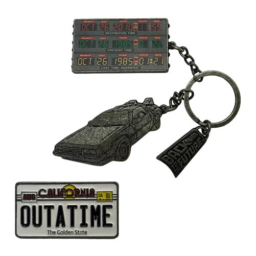 Back to the Future - CHS™ Keychain and Pin Set Keychain Factory Entertainment