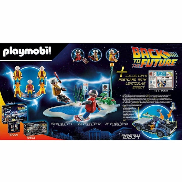 Playmobil Back to the Future Part II 80-piece 2015 Hoverboard Chase playset Vinyl Toy Playmobil