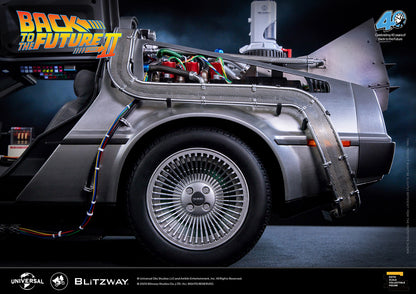 BLITZWAY Back to the Future Part II 1:6 scale DeLorean Time Machine w/ Special Promotional Items [PRE-SOLD OUT: Expected Availability Q4 2025]