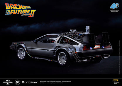 BLITZWAY Back to the Future Part II 1:6 scale DeLorean Time Machine w/ Special Promotional Items [PRE-SOLD OUT: Expected Availability Q4 2025]