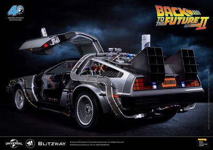 BLITZWAY Back to the Future Part II 1:6 scale DeLorean Time Machine w/ Special Promotional Items [PRE-SOLD OUT: Expected Availability Q4 2025]