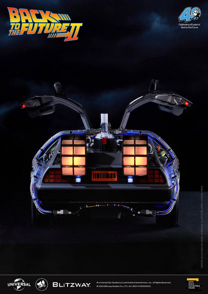 BLITZWAY Back to the Future Part II 1:6 scale DeLorean Time Machine w/ Special Promotional Items [PRE-SOLD OUT: Expected Availability Q4 2025]