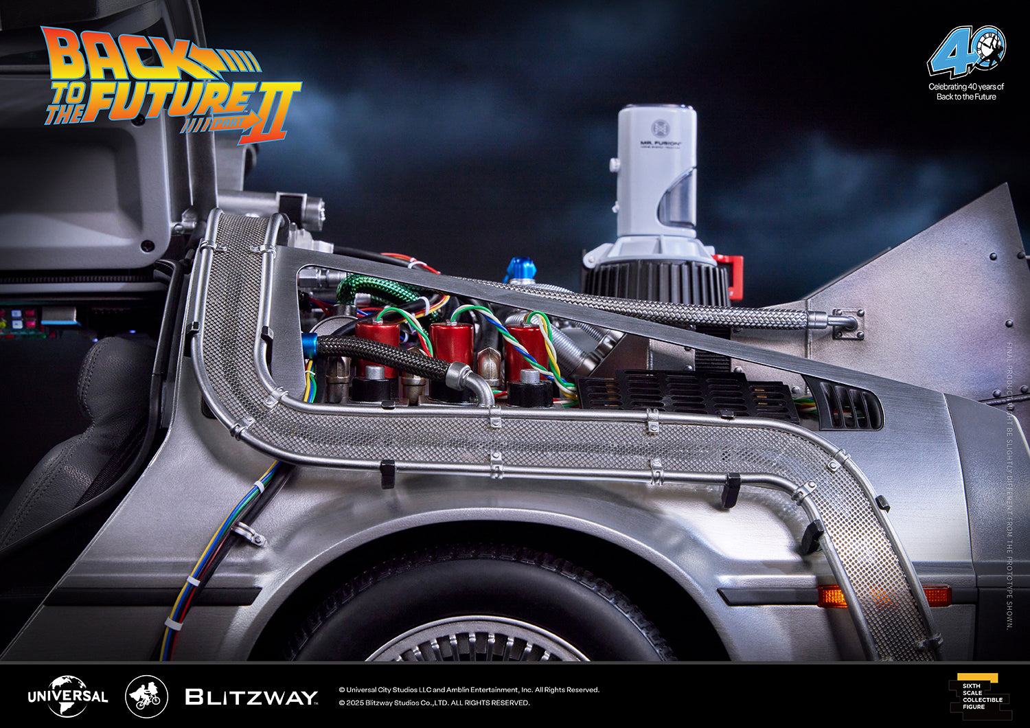 BLITZWAY Back to the Future Part II 1:6 scale DeLorean Time