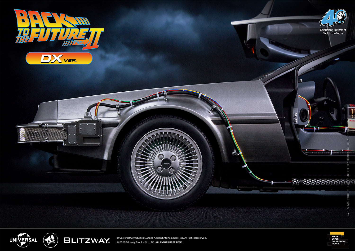 BLITZWAY Back to the Future Part II 1:6 scale DeLorean Time