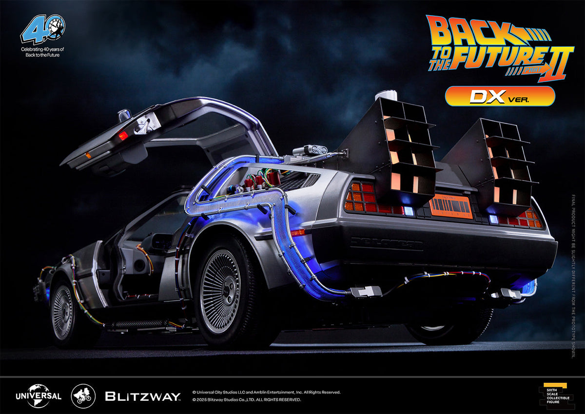 PRE-SOLD OUT | BLITZWAY Back to the Future Part II 1:6 scale DeLorean Time Machine (Deluxe Version) [Manufacturing delays - Availability expected  Q4 2026]