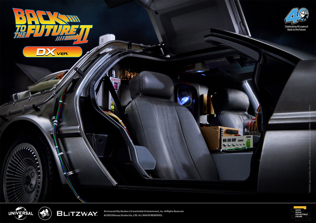 PRE-SOLD OUT | BLITZWAY Back to the Future Part II 1:6 scale DeLorean Time Machine (Deluxe Version) [Manufacturing delays - Availability expected  Q4 2026]