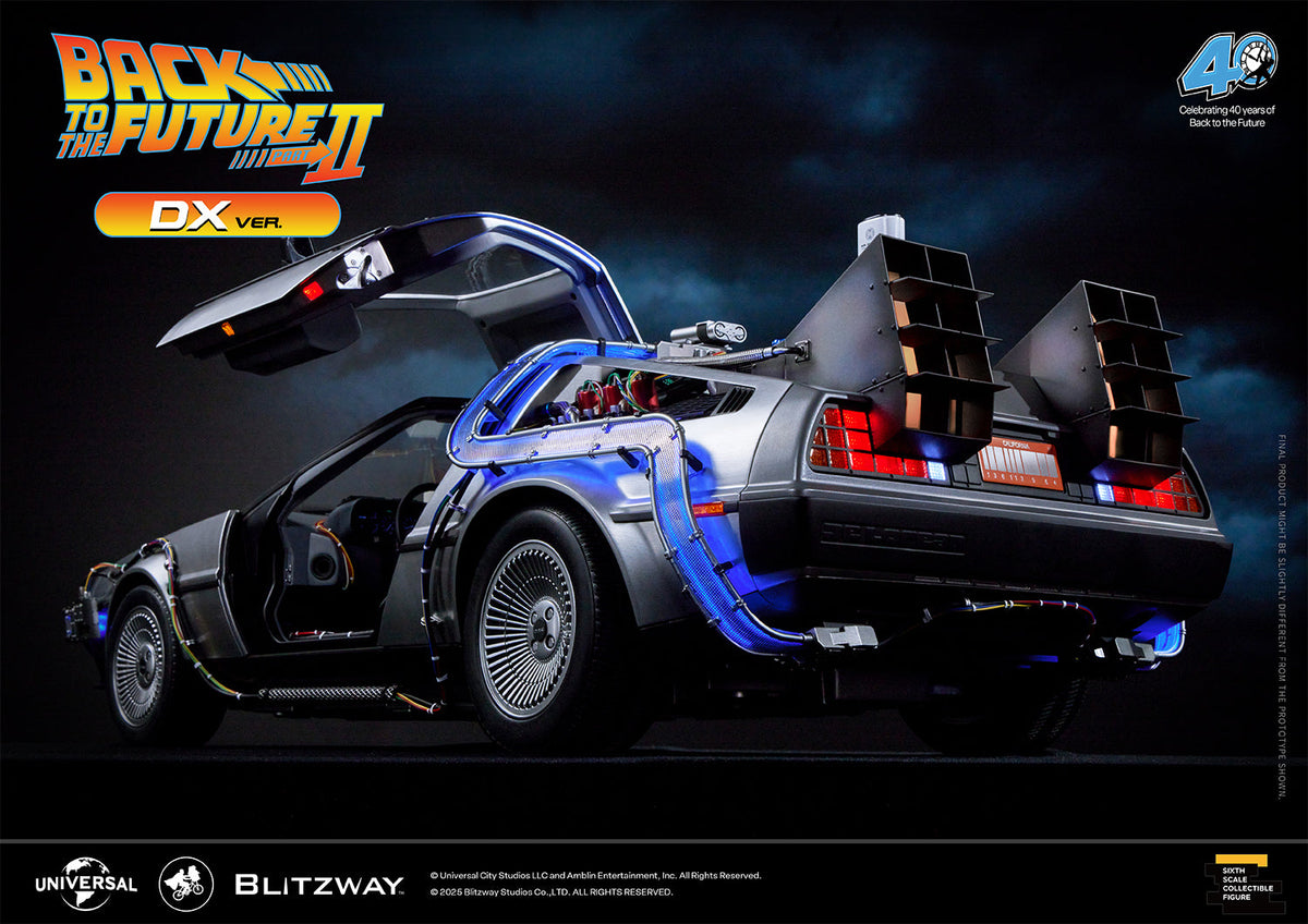 PRE-SOLD OUT | BLITZWAY Back to the Future Part II 1:6 scale DeLorean Time Machine (Deluxe Version) [Manufacturing delays - Availability expected  Q4 2026]