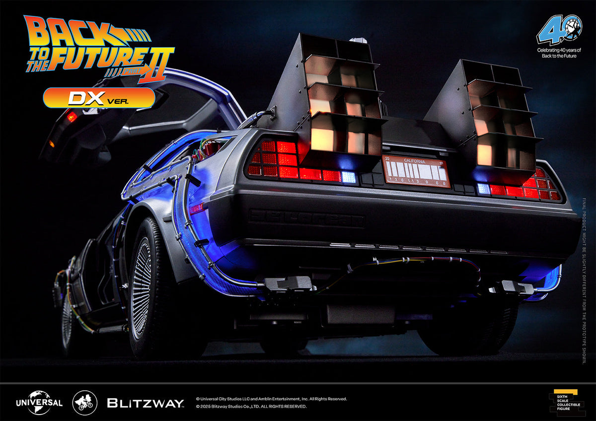 PRE-SOLD OUT | BLITZWAY Back to the Future Part II 1:6 scale DeLorean Time Machine (Deluxe Version) [Manufacturing delays - Availability expected  Q4 2026]