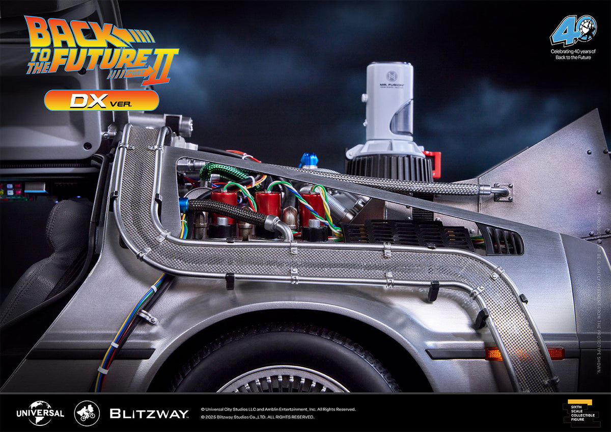 PRE-SOLD OUT | BLITZWAY Back to the Future Part II 1:6 scale DeLorean Time Machine (Deluxe Version) [Manufacturing delays - Availability expected  Q4 2026]