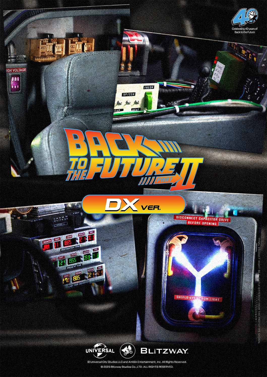 PRE-SOLD OUT | BLITZWAY Back to the Future Part II 1:6 scale DeLorean Time Machine (Deluxe Version) [Manufacturing delays - Availability expected  Q4 2026]