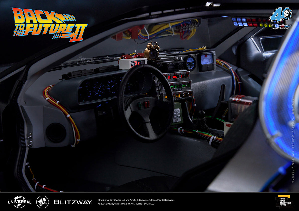PRE-SOLD OUT | BLITZWAY Back to the Future Part II 1:6 scale DeLorean Time Machine (Standard Version) [Manufacturing delays - Availability expected  Q4 2026]