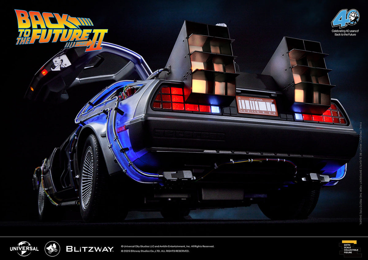 PRE-SOLD OUT | BLITZWAY Back to the Future Part II 1:6 scale DeLorean Time Machine (Standard Version) [Manufacturing delays - Availability expected  Q4 2026]