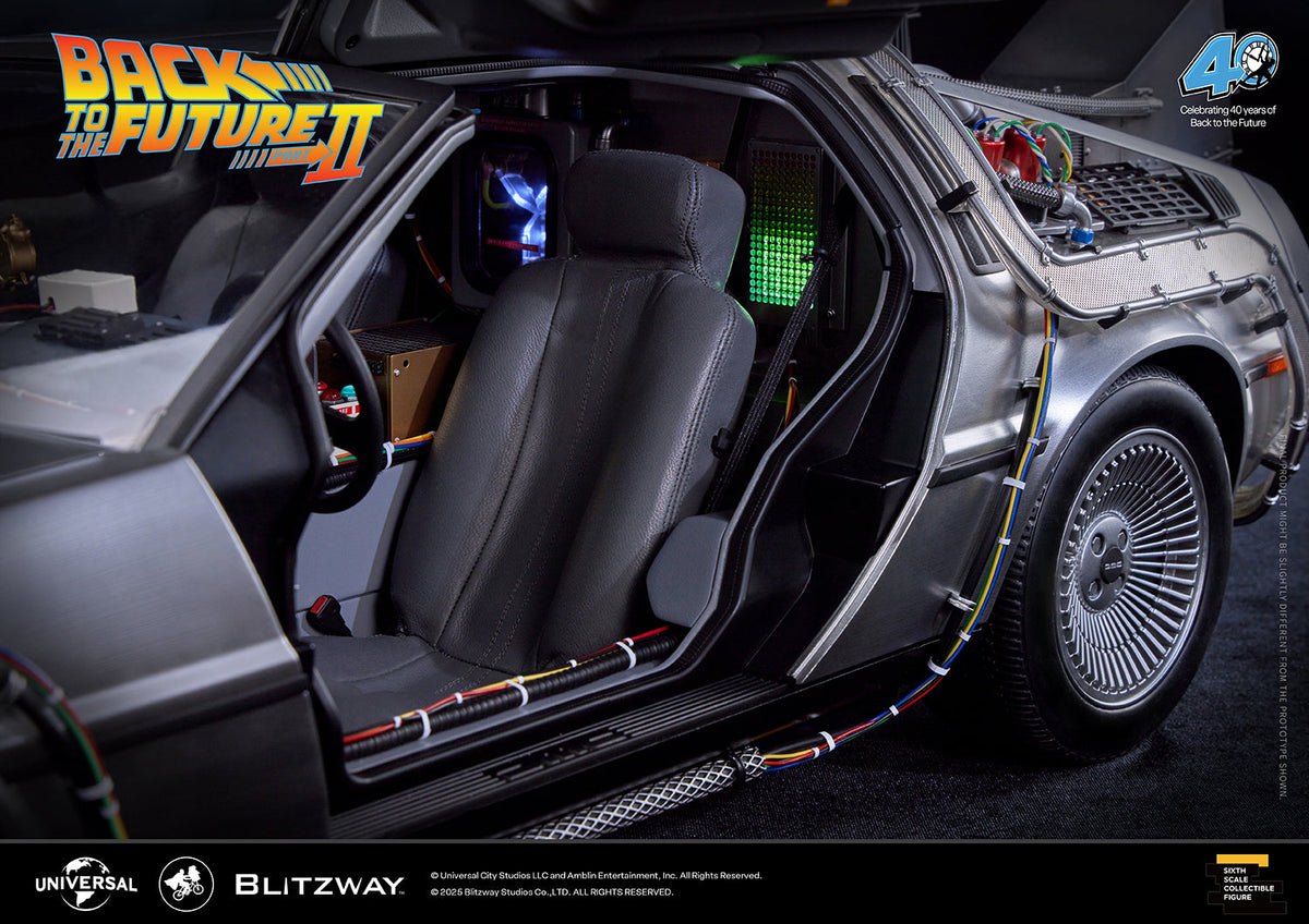 PRE-SOLD OUT | BLITZWAY Back to the Future Part II 1:6 scale DeLorean Time Machine (Standard Version) [Manufacturing delays - Availability expected  Q4 2026]