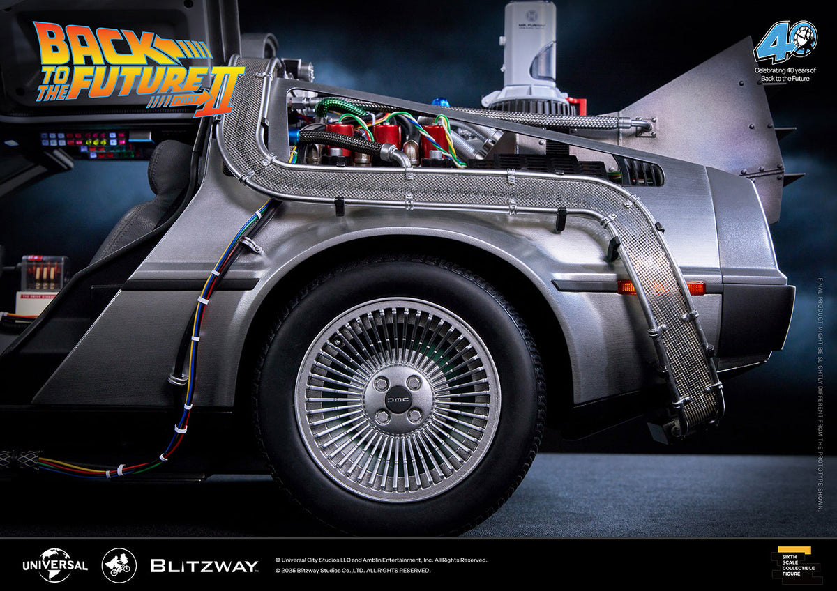 PRE-SOLD OUT | BLITZWAY Back to the Future Part II 1:6 scale DeLorean Time Machine (Standard Version) [Manufacturing delays - Availability expected  Q4 2026]