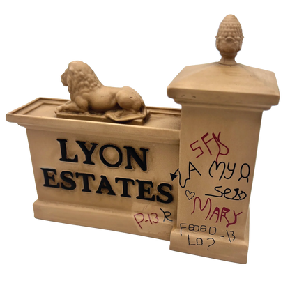 Back to the Future - Lyon Estates Gate Scaled Prop Replica