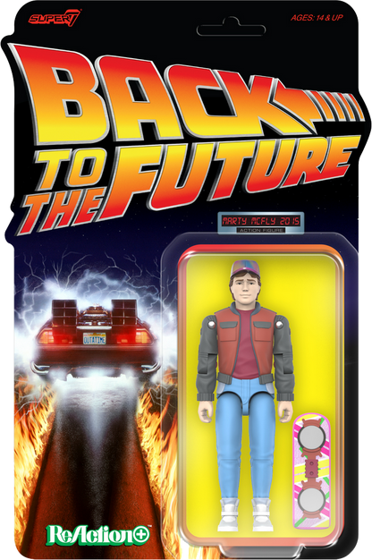ReAction Back to the Future Part II ReAction+ Wv2 Marty McFly 2015 3¾-inch Retro Action Figure [Expected Availability: August 2026]