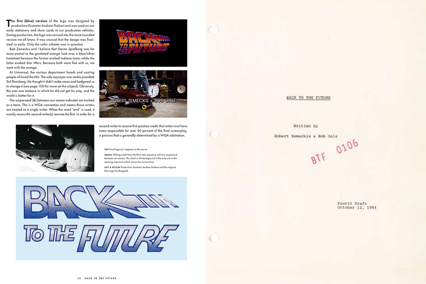PRE-SOLD OUT | 'Back to the Future: The Complete Screenplay' [Limited Edition] — Annotations & Introduction by Bob Gale; Foreword by Robert Zemeckis [Street Date: July 28, 2026!]