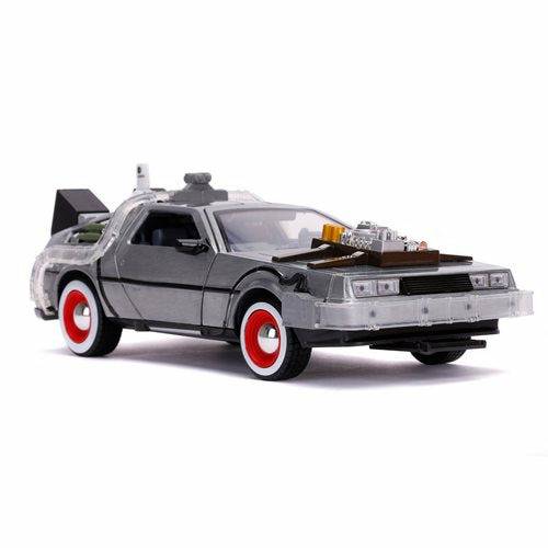 Back to the Future Part III die-cast 1:24 scale light-up DeLorean